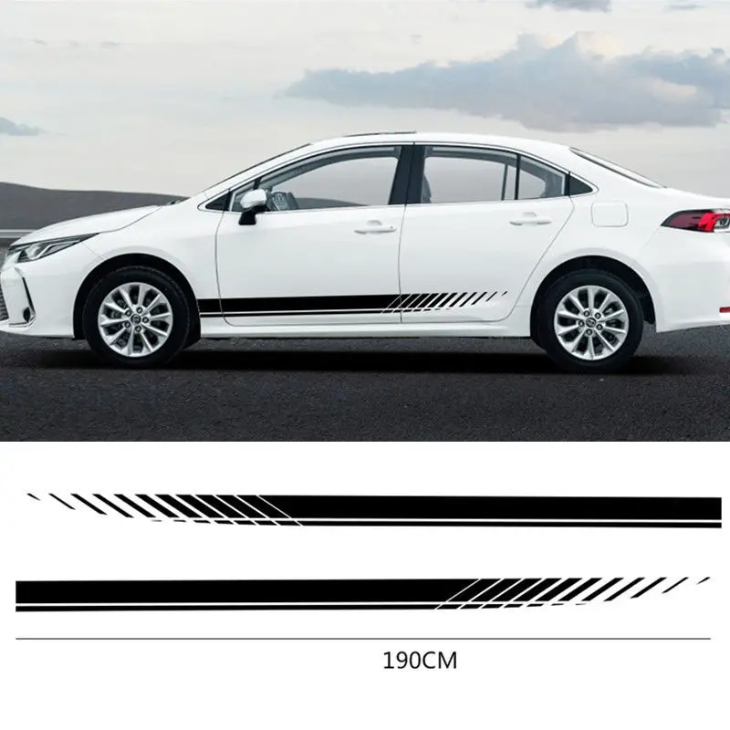 2pcs 190CMx10CM Cover Car Assessoires Die Cut Decal Car Door Long Stripe Stickers Universal Auto Vinyl Film Wrap Racing Sports 
2pcs 190CMx10CM Cover Car Assessoires Die Cut Decal Car Door Long Stripe Stickers Universal Auto Vinyl Film Wrap Racing Sports