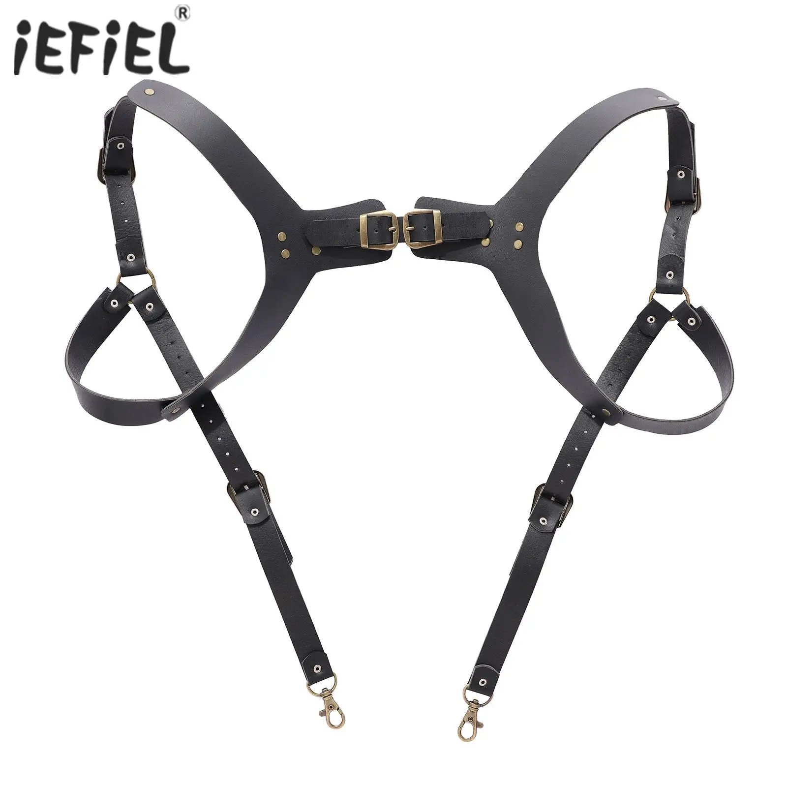 Medieval Renaissance PU Leather Body Waist Harness Belt Shoulder Strap Retro Cosplay Costume Performance Braces Accessories
Medieval Renaissance PU Leather Body Waist Harness Belt Shoulder Strap Retro Cosplay Costume Performance Braces Accessories