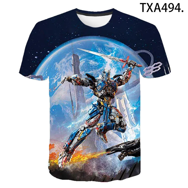 Летняя футболка 2022 с трансформерами 3D, повседневная детская модная уличная футболка для мальчиков и девочек, крутая футболка с принтом, жен... 
Летняя футболка 2022 с трансформерами 3D, повседневная детская модная уличная футболка для мальчиков и девочек, крутая футболка с принтом, жен...