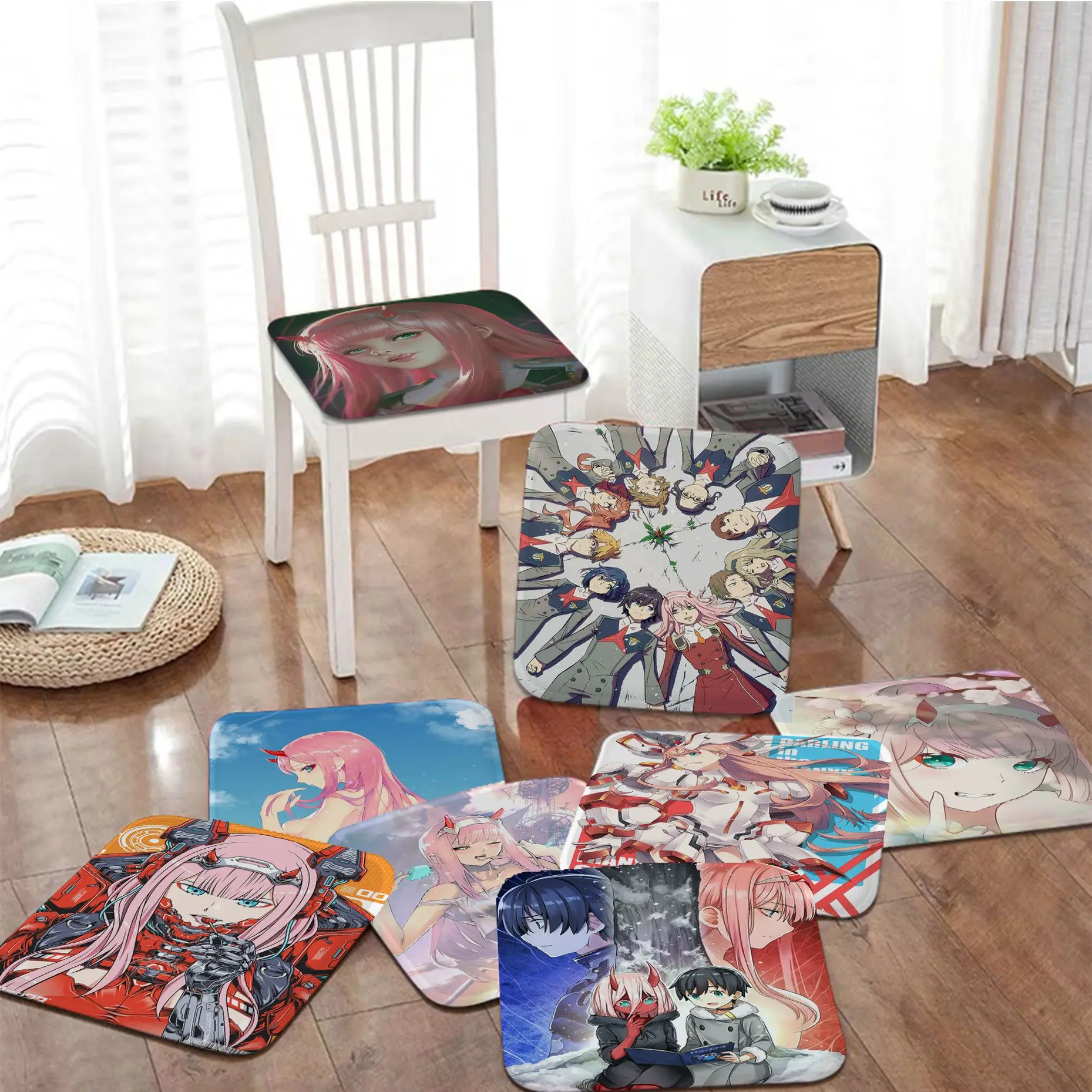DARLING In The FRANXX Round Plush Cushion Home Back Cushion Soft Comfortable 50x50cm Chair Mat Pad
DARLING In The FRANXX Round Plush Cushion Home Back Cushion Soft Comfortable 50x50cm Chair Mat Pad