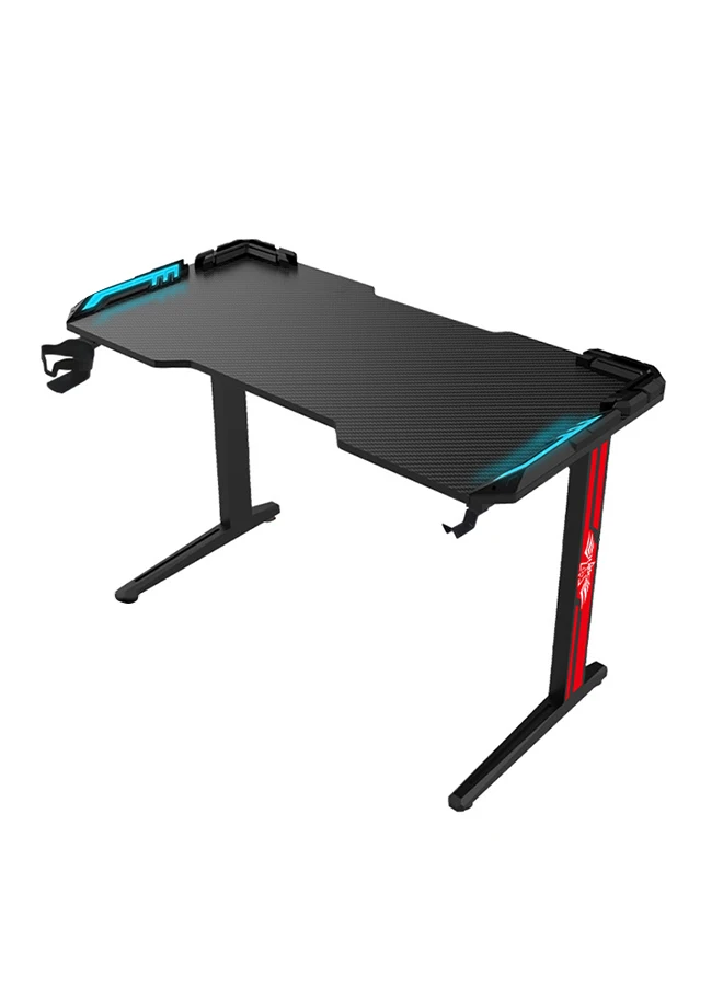 Home Gaming Gaming Desk Desktop Computer Desk with RGB Lights and Water Cup Holder 120*60*73cm
Home Gaming Gaming Desk Desktop Computer Desk with RGB Lights and Water Cup Holder 120*60*73cm