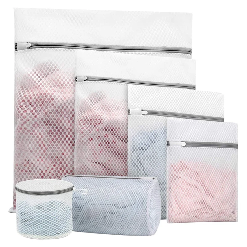 6Pcs Durable Honeycomb Mesh Laundry Bags For Delicates (6 Different Sizes) Honeycomb Net Laundry Bag
6Pcs Durable Honeycomb Mesh Laundry Bags For Delicates (6 Different Sizes) Honeycomb Net Laundry Bag