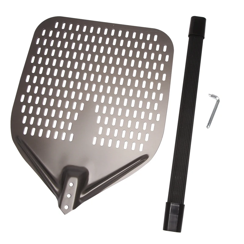 Perforated Pizza Peel, 12 Inch Rectangular Pizza Peel Turning Pizza Peel Pizza Shovel For Baking Homemade Pizzas
Perforated Pizza Peel, 12 Inch Rectangular Pizza Peel Turning Pizza Peel Pizza Shovel For Baking Homemade Pizzas
