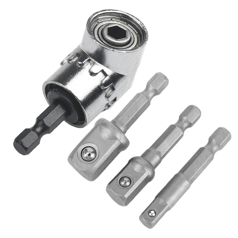 4pcs/set Drill Socket Adapter With 105 Degree Corner Hex Shank Extension Rod 1/4'' 3/8'' 1/2'' Drill Bit Adapter Set Power Tools
4pcs/set Drill Socket Adapter With 105 Degree Corner Hex Shank Extension Rod 1/4'' 3/8'' 1/2'' Drill Bit Adapter Set Power Tools