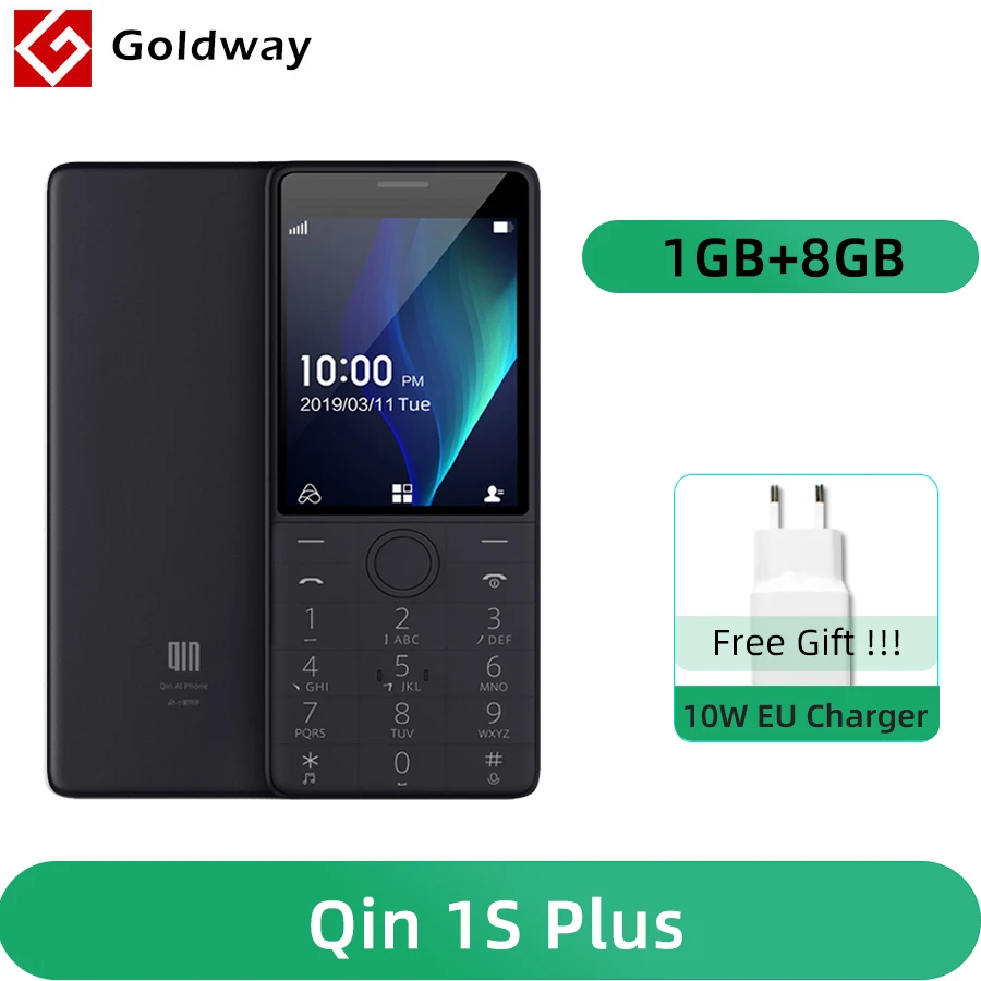 Смартфон Qin 1S Plus 1 + 8 Гб 2 дюйма Bluetooth GPS | Мобильные телефоны и аксессуары