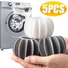 Reusable Silicone Magic Laundry Ball Floating Lint Cat Hair Remover Catcher Anti-tangle Cleaning Balls Tools For Washing Machine