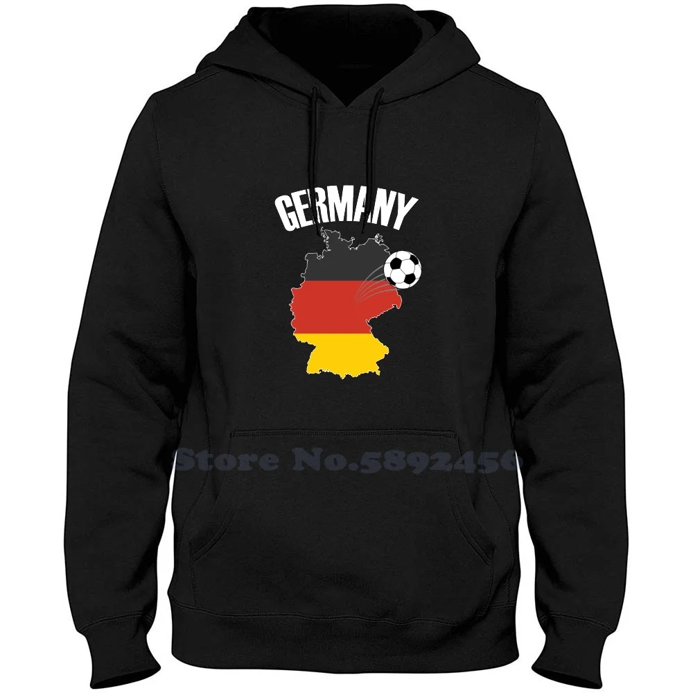 Germany Football Map - German Flag Soccer Long Sleeve Sweatshirt Casual Hoodie 
Germany Football Map - German Flag Soccer Long Sleeve Sweatshirt Casual Hoodie