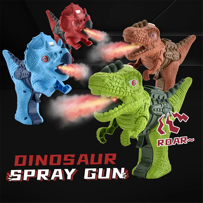 Electric Spray Dinosaur Simulation Fire-Breathing Gun Tyrannosaurus Three Horned Dragon Animal Children Toys Childrens Gifts
Electric Spray Dinosaur Simulation Fire-Breathing Gun Tyrannosaurus Three Horned Dragon Animal Children Toys Childrens Gifts