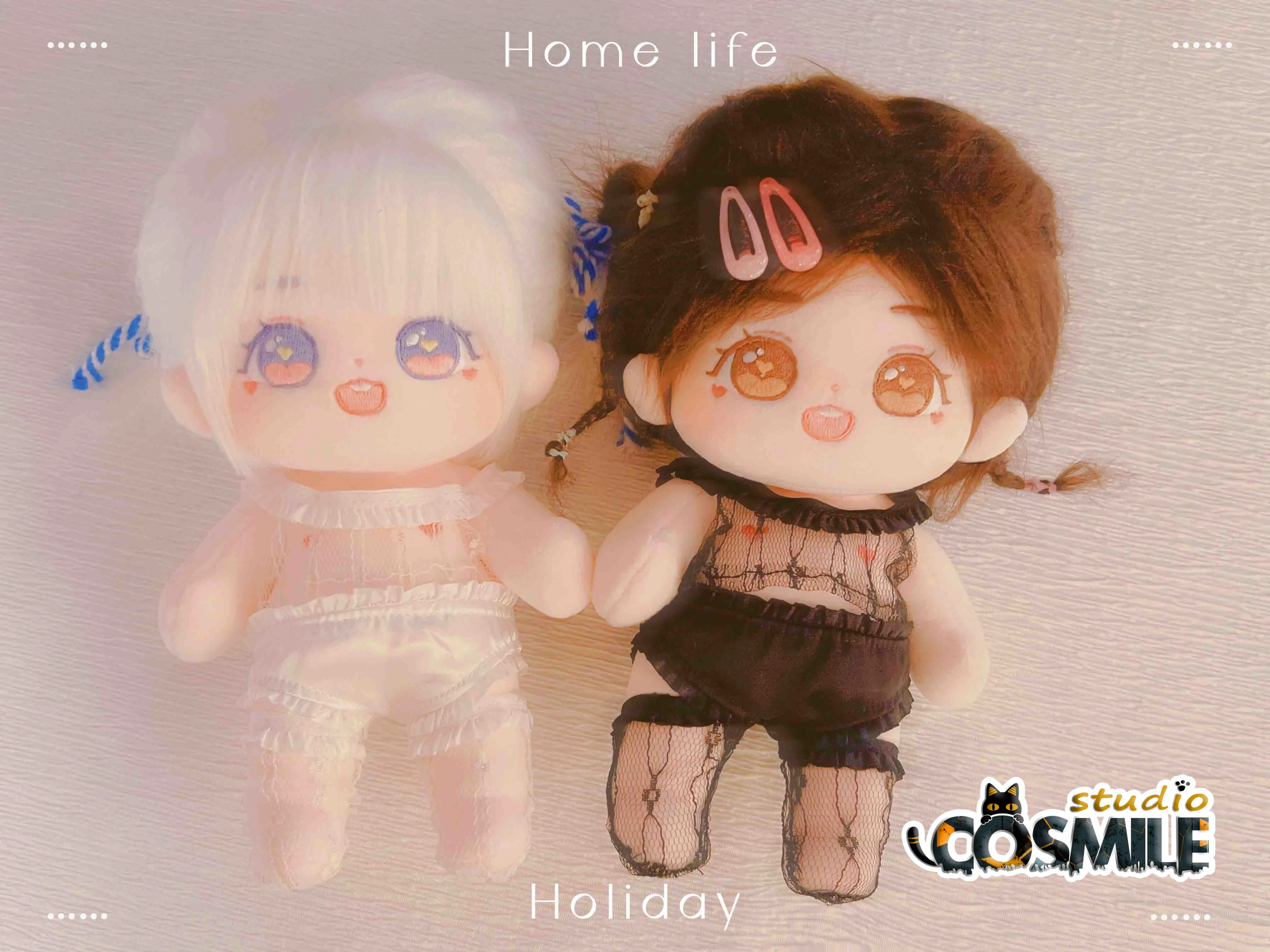 No Attribute Black White Sweetie Lace Uniform Suit Costume Plush 20cm Doll Clothes Clothing Cute Dress up Gift Sa GG Nov
No Attribute Black White Sweetie Lace Uniform Suit Costume Plush 20cm Doll Clothes Clothing Cute Dress up Gift Sa GG Nov