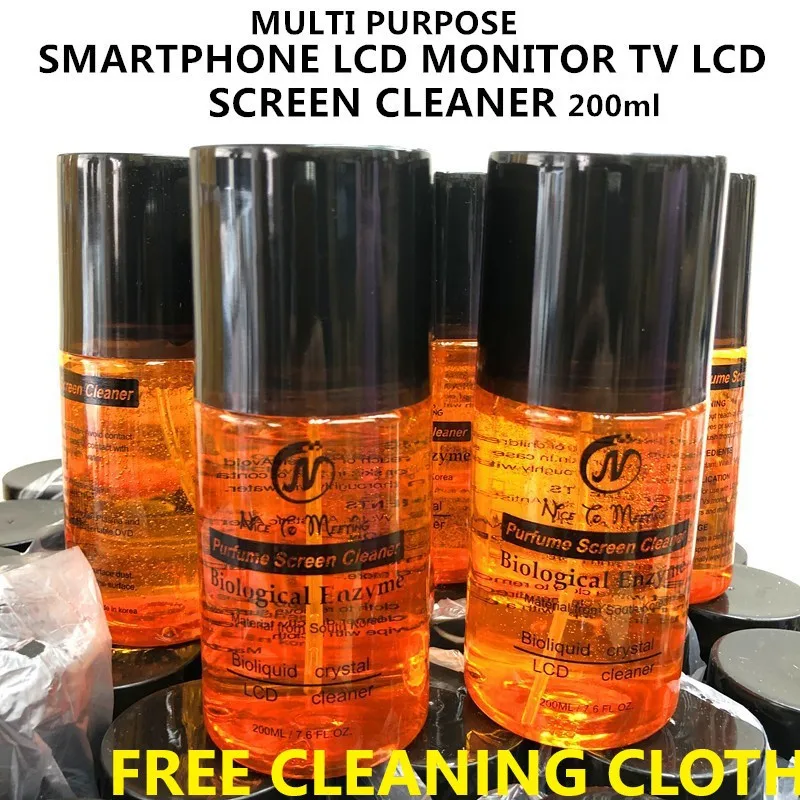 PURFUME SCREEN CLEANER BIOLOGICAL ENZYME. LED/LCD MONITOR TV SCREEN LIQUID CLEANER KIT
PURFUME SCREEN CLEANER BIOLOGICAL ENZYME. LED/LCD MONITOR TV SCREEN LIQUID CLEANER KIT