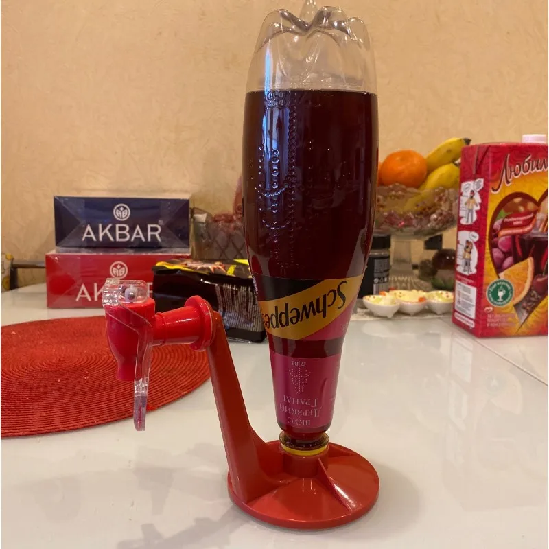 Soda Beverage Dispenser Bottle Coke Inverted Carbonated Beverage Upside Down Drinking Water Party Bar Machine Kitchen Gadget
Soda Beverage Dispenser Bottle Coke Inverted Carbonated Beverage Upside Down Drinking Water Party Bar Machine Kitchen Gadget