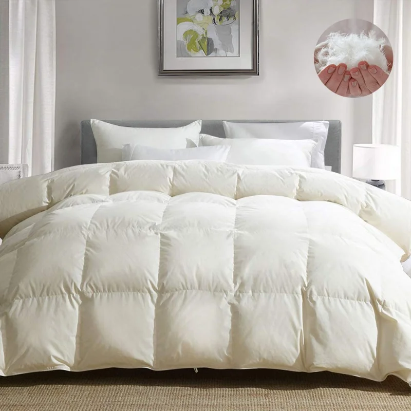 Winter Thick Duvet Comforter Quilt Warm Blankets White Goose Feather Filler 100% Cotton Shell 018
Winter Thick Duvet Comforter Quilt Warm Blankets White Goose Feather Filler 100% Cotton Shell 018