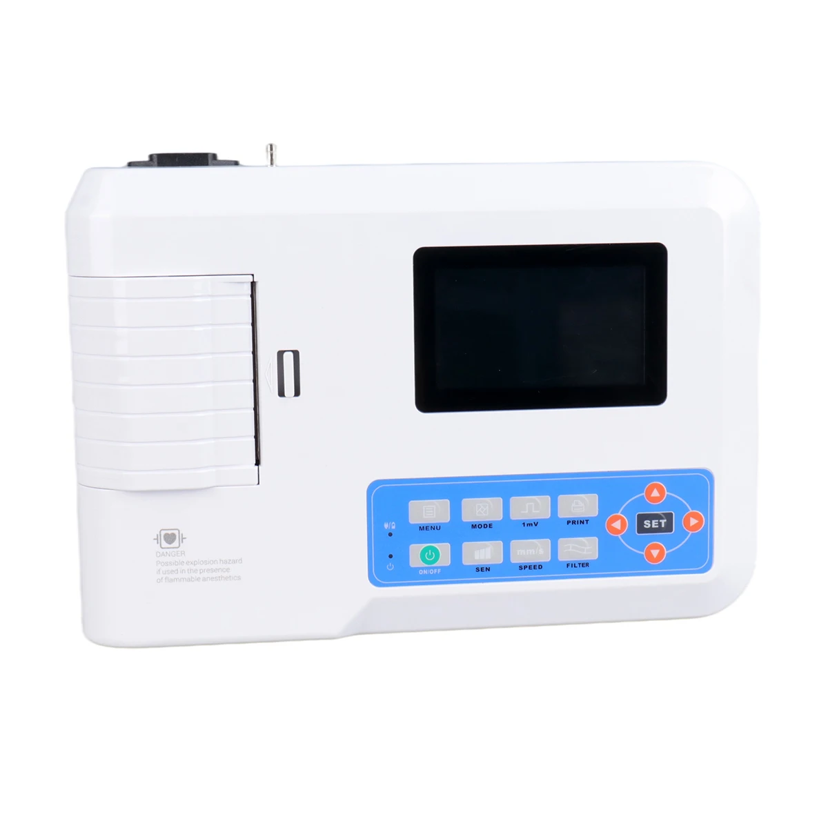 3 Channel ECG 12 Lead Electrocardiograph with Digital Processing Technology For Auto-analysis and auto-diagnosis
3 Channel ECG 12 Lead Electrocardiograph with Digital Processing Technology For Auto-analysis and auto-diagnosis
