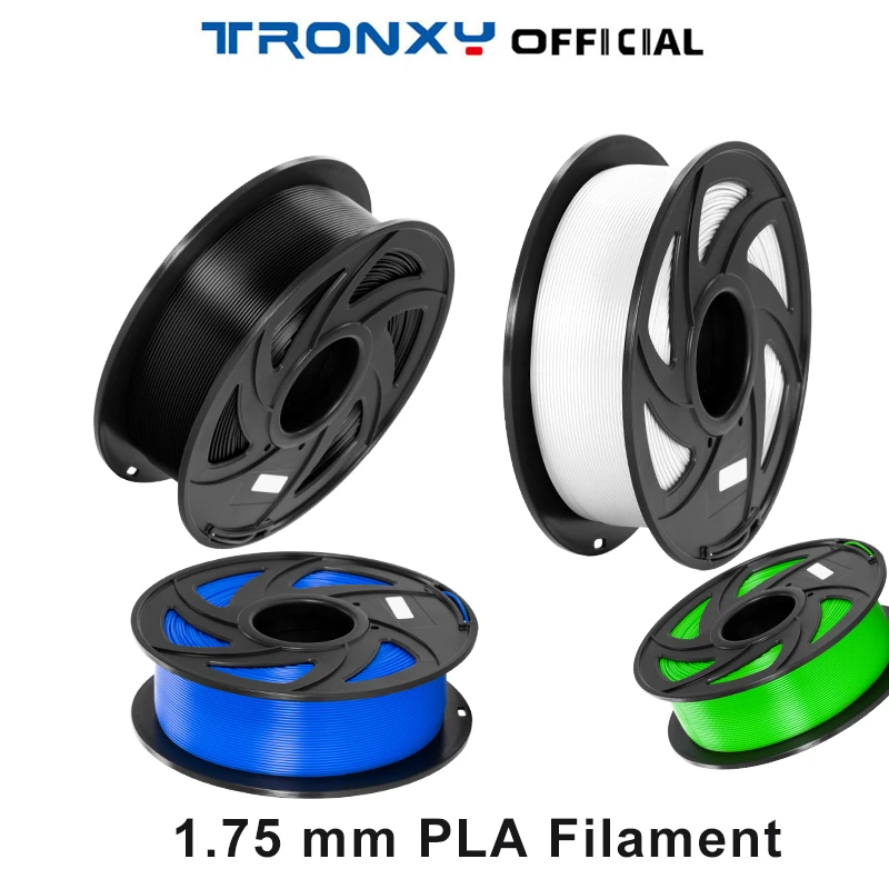 

Tronxy PLA Filament For CRUX 1 X5SA FDM 3D Printer 1.75mm 1kg/Roll Rubber Consumables Material 10 Times Toughness Fast Print