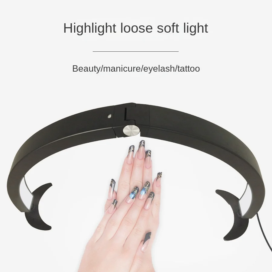 29 Inch Foldable Desktop Half Moon Beauty Lamp, Eyebrow, Eyelash, Embroidery, Tattoo, U-shaped Nail And Makeup Desk Lamp
29 Inch Foldable Desktop Half Moon Beauty Lamp, Eyebrow, Eyelash, Embroidery, Tattoo, U-shaped Nail And Makeup Desk Lamp