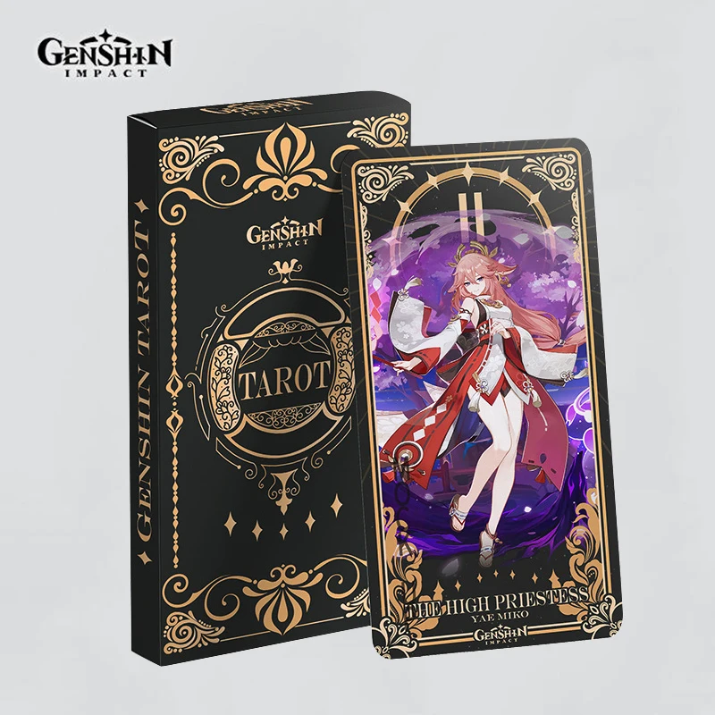 Genshin Impact карты Таро покерные Аниме игры Genshin Yae Miko Venti Hutao Xiao Zhongli tataglia реквизит для косплея Таро карты 22 шт. 
Genshin Impact карты Таро покерные Аниме игры Genshin Yae Miko Venti Hutao Xiao Zhongli tataglia реквизит для косплея Таро карты 22 шт.