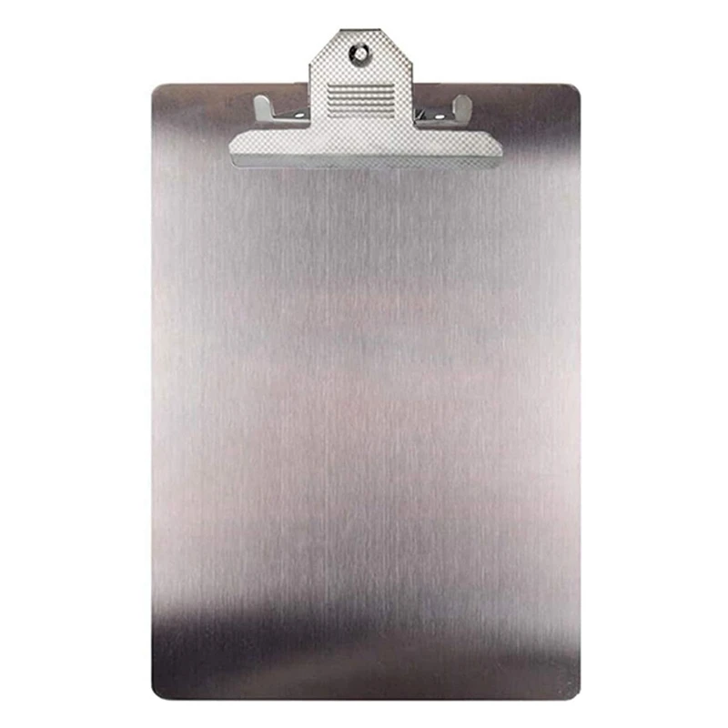 10X File Folder Metal Clipboard A4 Stainless Steel Clip Board Organizer Binder Board Menu Splint For Office School Teach
10X File Folder Metal Clipboard A4 Stainless Steel Clip Board Organizer Binder Board Menu Splint For Office School Teach