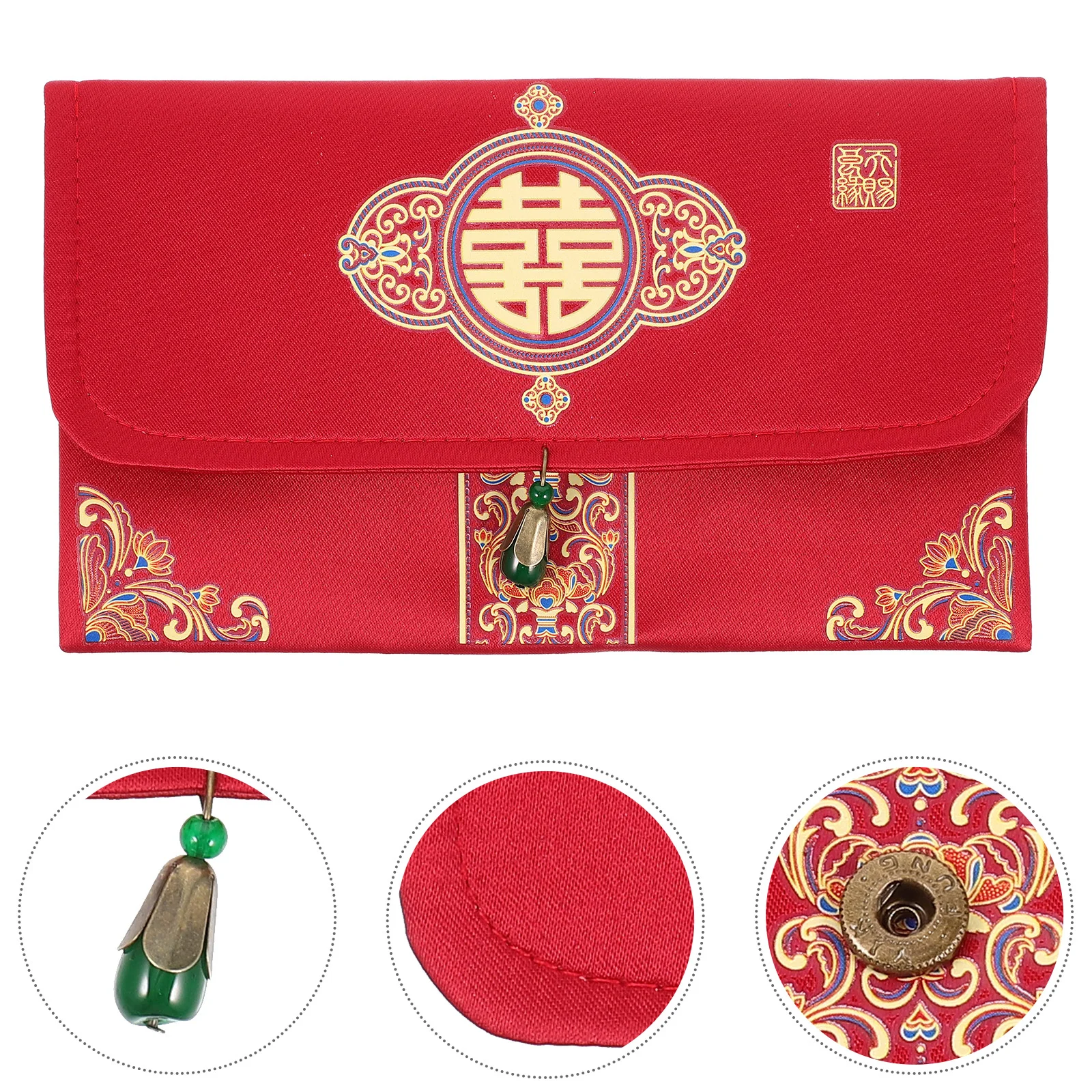 Wedding Red Envelope Wallet Dedicated Chinese Style Packet Brocade Money Purses 
Wedding Red Envelope Wallet Dedicated Chinese Style Packet Brocade Money Purses