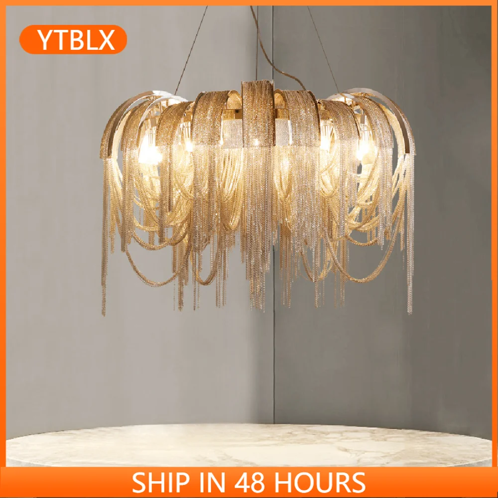 Post Modern Led E14 Pendant Lights Aluminium Tassel Suspend Lamp Living Room Chrome Gold Lustre Pendant Lamp Led Indoor Light
Post Modern Led E14 Pendant Lights Aluminium Tassel Suspend Lamp Living Room Chrome Gold Lustre Pendant Lamp Led Indoor Light