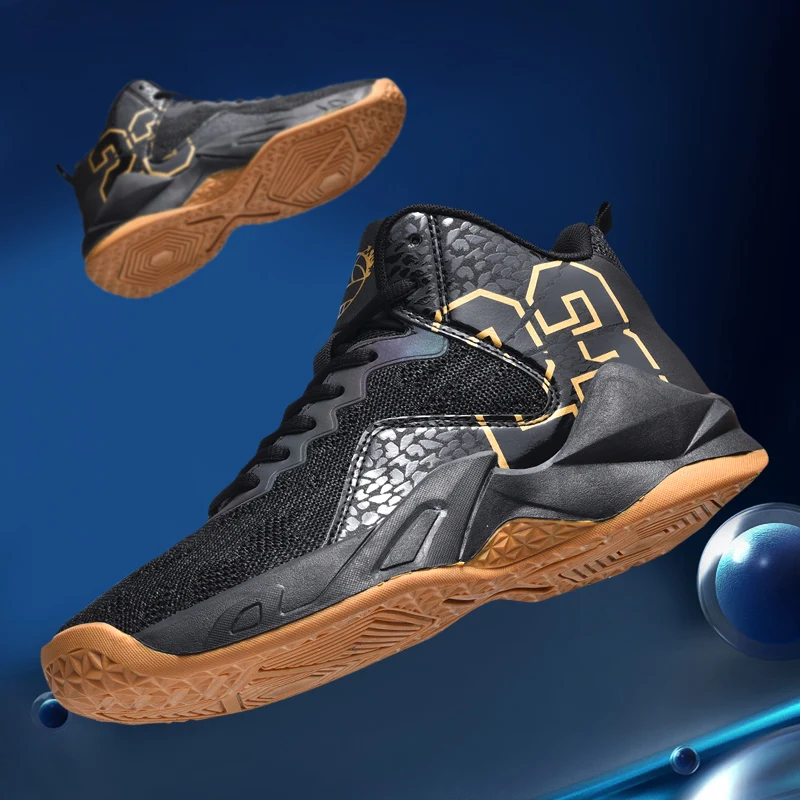 Unisex Basketball Sneakers Shock-Absorbant Male Outdoor Sneakers Flywire Basketball Sports Shoes Big Size 36-46 Athletic Shoes
Unisex Basketball Sneakers Shock-Absorbant Male Outdoor Sneakers Flywire Basketball Sports Shoes Big Size 36-46 Athletic Shoes