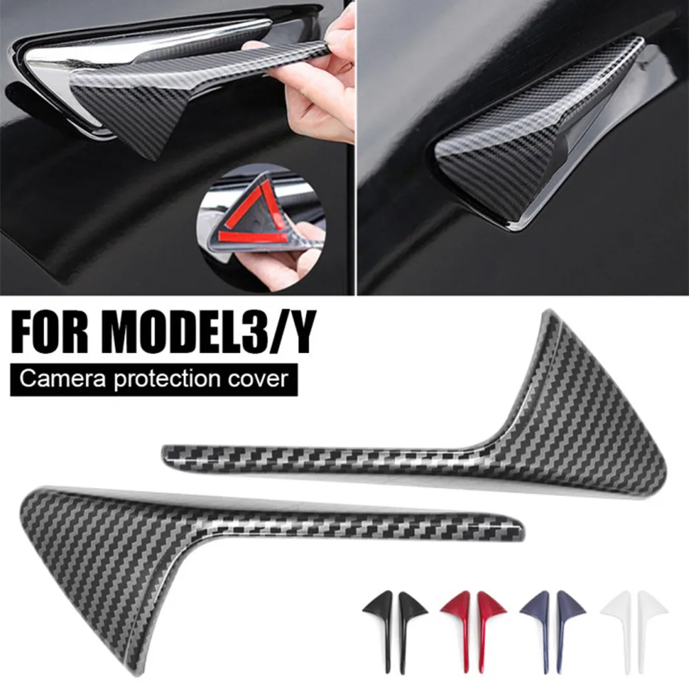 2Pcs/Set For Tesla Model 3 X S Y 2021 Side Camera Protection Cover Carbon Fiber ABS Turn Signal Side Marker Cover Car Accessorie
2Pcs/Set For Tesla Model 3 X S Y 2021 Side Camera Protection Cover Carbon Fiber ABS Turn Signal Side Marker Cover Car Accessorie