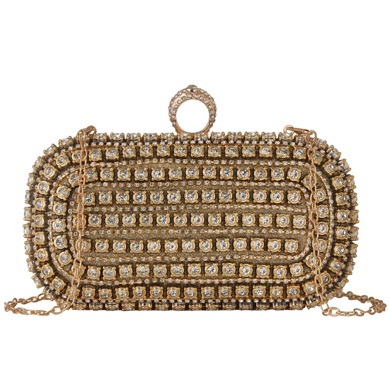 New Spring/Summer Full Diamond Dinner Bag Banquet Dress Bag Women's Handbag Gold Silver Black Crossbody Bag
New Spring/Summer Full Diamond Dinner Bag Banquet Dress Bag Women's Handbag Gold Silver Black Crossbody Bag
