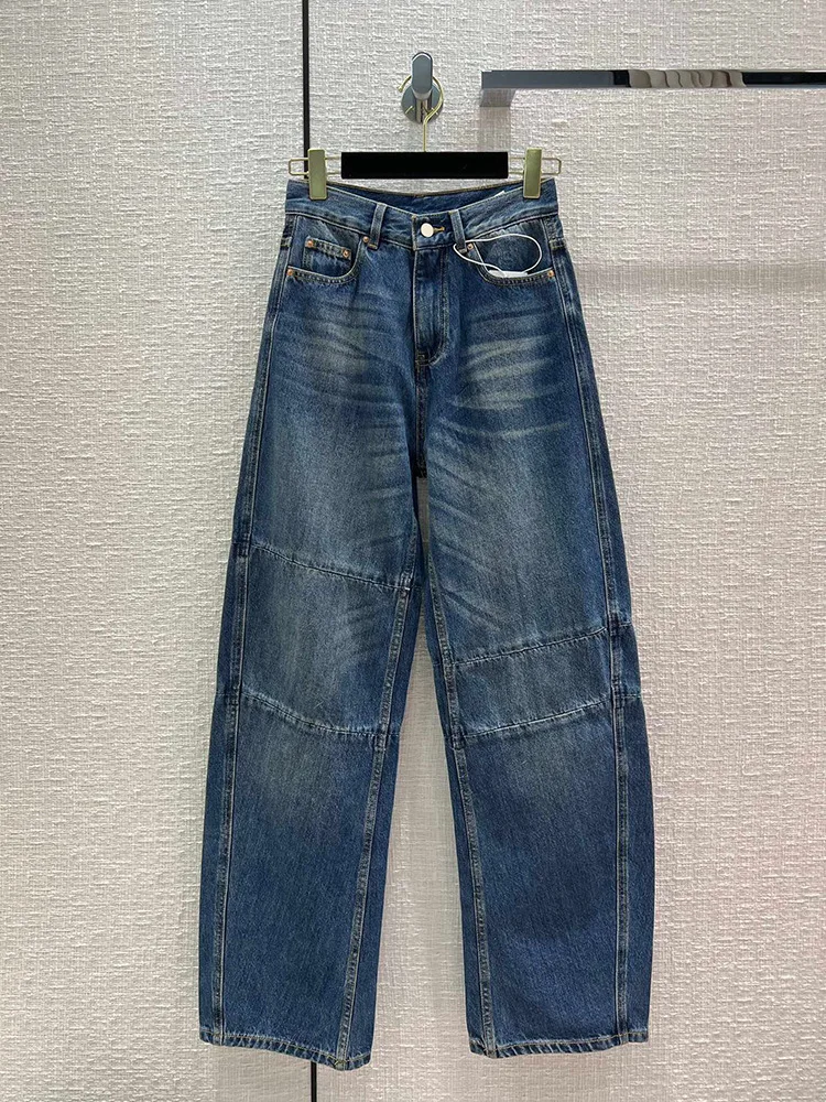 High End Jeans Women's Wear Trousers Retro Nostalgic Fashion High Waist Straight Leg Denim Pants
High End Jeans Women's Wear Trousers Retro Nostalgic Fashion High Waist Straight Leg Denim Pants