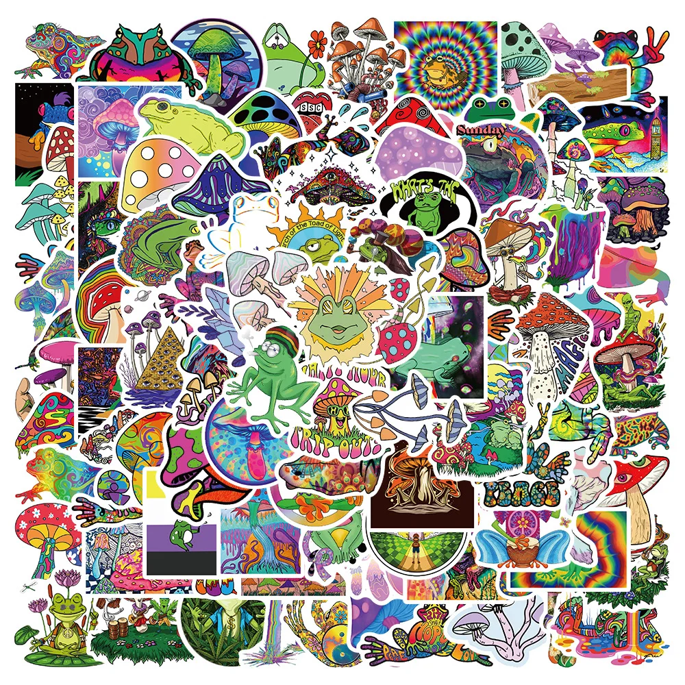 10/30/50/100Pcs Vintage Psychedelic Mushroom Frog Sticker Cartoon Animal DIY Toys Decal Scrapbook Mobile Car Skateboard Stickers
10/30/50/100Pcs Vintage Psychedelic Mushroom Frog Sticker Cartoon Animal DIY Toys Decal Scrapbook Mobile Car Skateboard Stickers