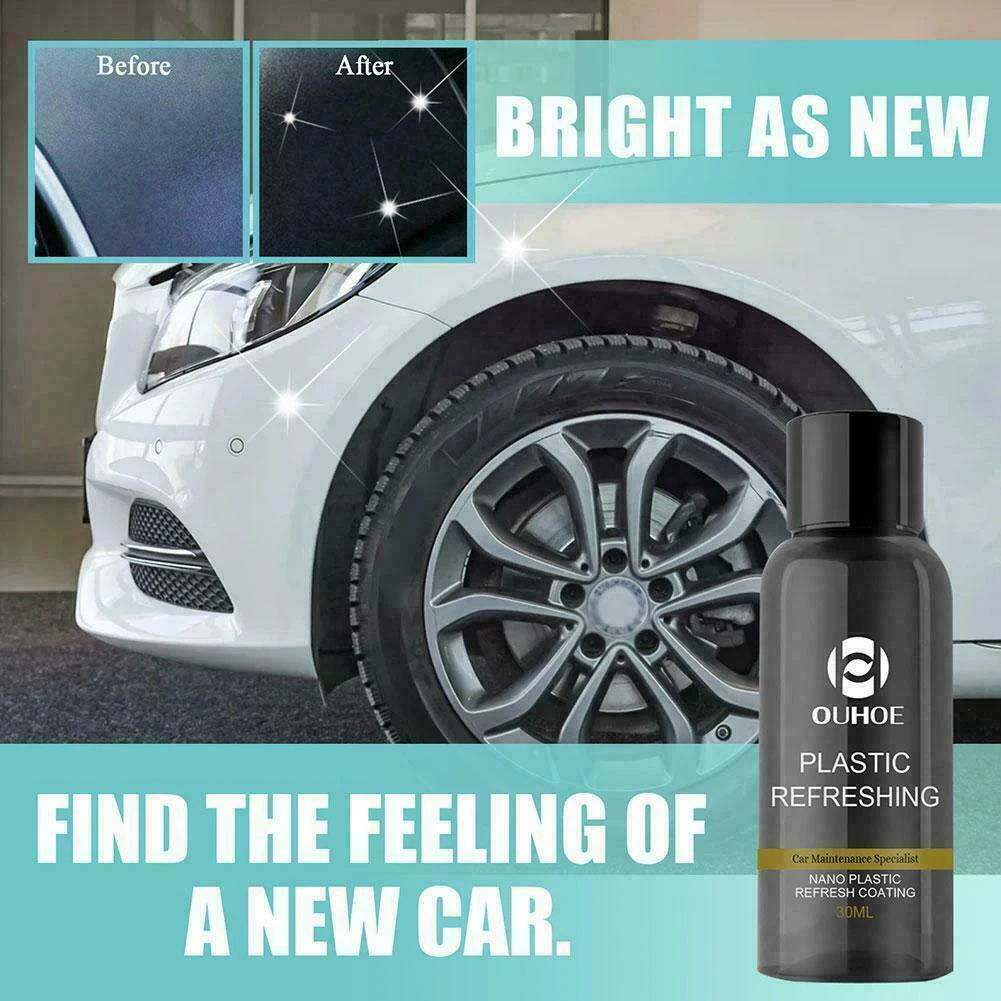 1Set 30/50ml Plastic Parts Refurbish Agent For Car Exterior Restorer For Plastic Parts Refurbish Universal Car Care Accessories
1Set 30/50ml Plastic Parts Refurbish Agent For Car Exterior Restorer For Plastic Parts Refurbish Universal Car Care Accessories