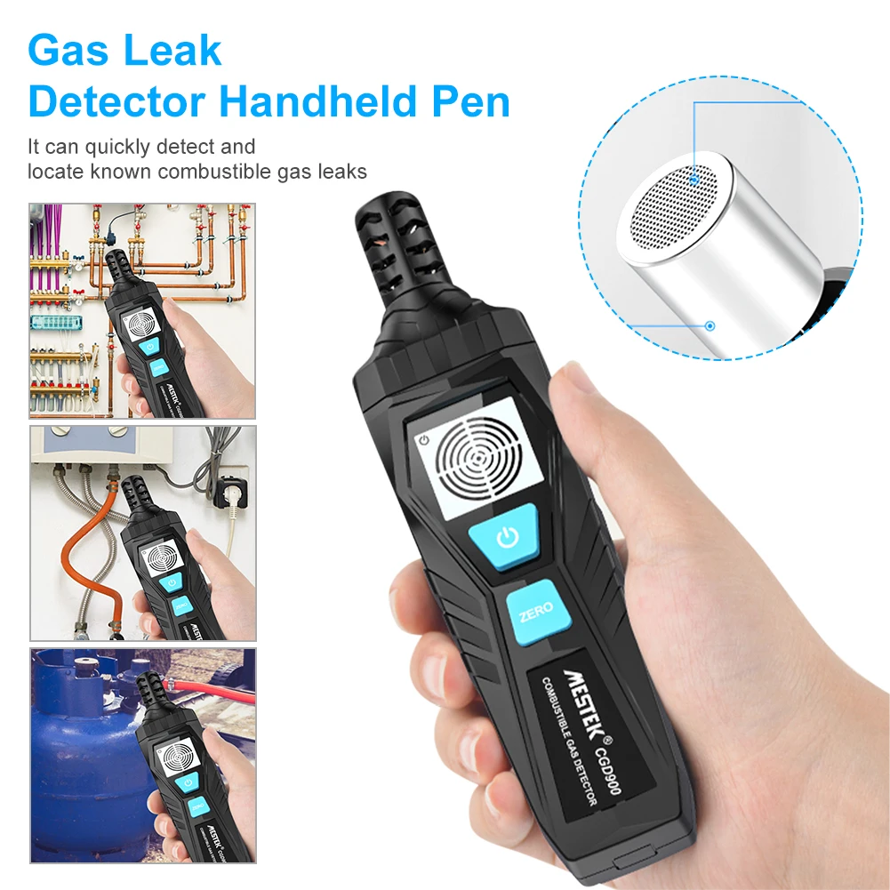 Portable Gas Leak Detector Handheld Pen Type Gas Analyzer with Audible Alarm Battery Powered Natural Sniffer Flammable Tester
Portable Gas Leak Detector Handheld Pen Type Gas Analyzer with Audible Alarm Battery Powered Natural Sniffer Flammable Tester