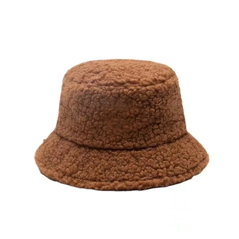 

Панама из овечьей шерсти Женская, модная теплая зимняя шапка из искусственного меха, бархатная шапка, рыбалка, плюшевая уличная
