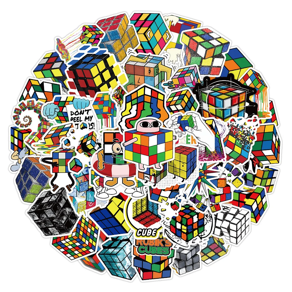 10/30/50 шт., водонепроницаемые наклейки в виде кубиков 
10/30/50 шт., водонепроницаемые наклейки в виде кубиков