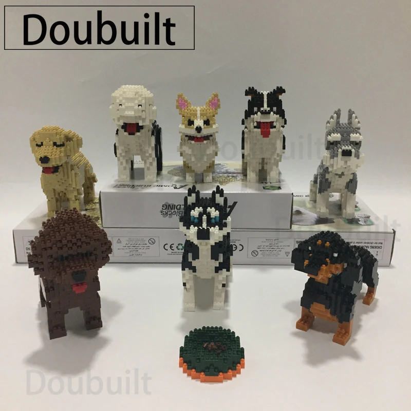 Doubuilt Block Puppy Cartoon Aniaml Dog 3D Pets Building Blocks Model Golden Retriever Husky Dog Kid Toys Creative Gift in Bag
Doubuilt Block Puppy Cartoon Aniaml Dog 3D Pets Building Blocks Model Golden Retriever Husky Dog Kid Toys Creative Gift in Bag