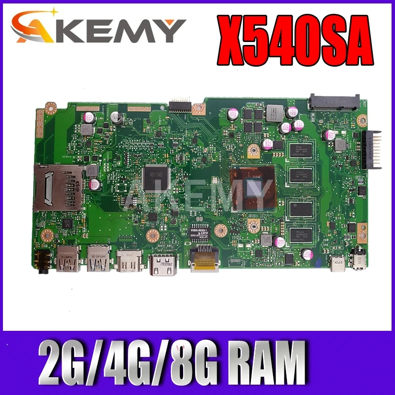 Материнская плата для ноутбука Akemy X540SA Материнская плата Asus VivoBook F540S X540SA X540S R540S, оригинальный процессор N3710 N3160 N3060, 8 ГБ, 4 Гб, 2 Гб
Материнская плата для ноутбука Akemy X540SA Материнская плата Asus VivoBook F540S X540SA X540S R540S, оригинальный процессор N3710 N3160 N3060, 8 ГБ, 4 Гб, 2 Гб