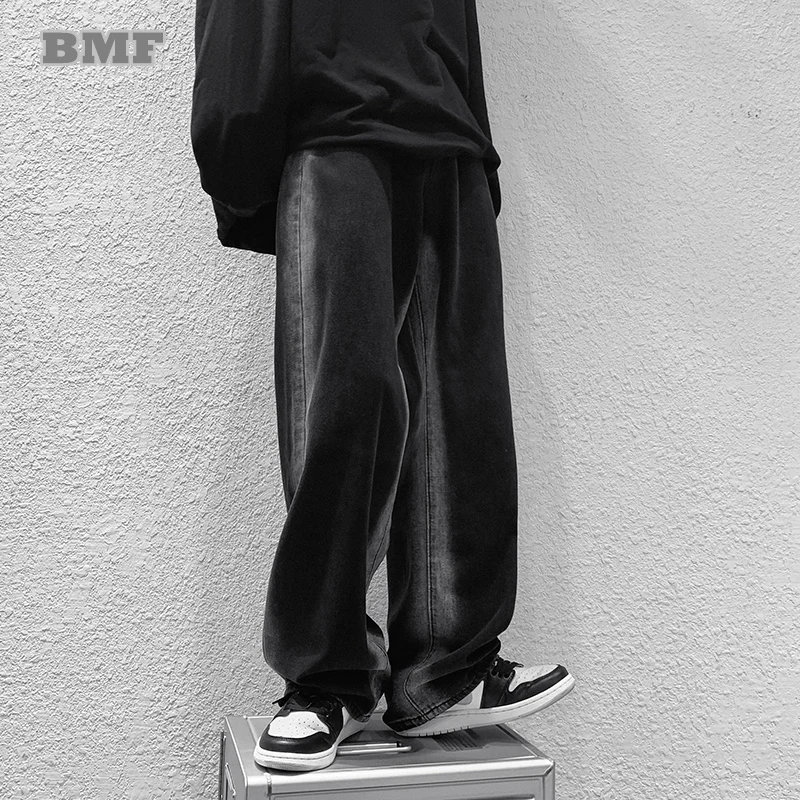 American Streetwear Retro Straight Jeans Men Clothing Spring Autumn Korean Loose Denim Trousers Harajuku Plus Size Cargo Pants
American Streetwear Retro Straight Jeans Men Clothing Spring Autumn Korean Loose Denim Trousers Harajuku Plus Size Cargo Pants