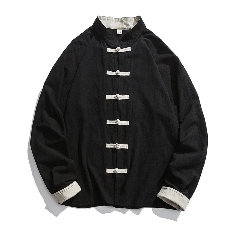 New Kimono Jacket Men Traditional Chinese Clothing Linen Hanfu Top Long Sleeve Tang Suit Kung Fu Shirt Cardigan Coat M-5XL
New Kimono Jacket Men Traditional Chinese Clothing Linen Hanfu Top Long Sleeve Tang Suit Kung Fu Shirt Cardigan Coat M-5XL
