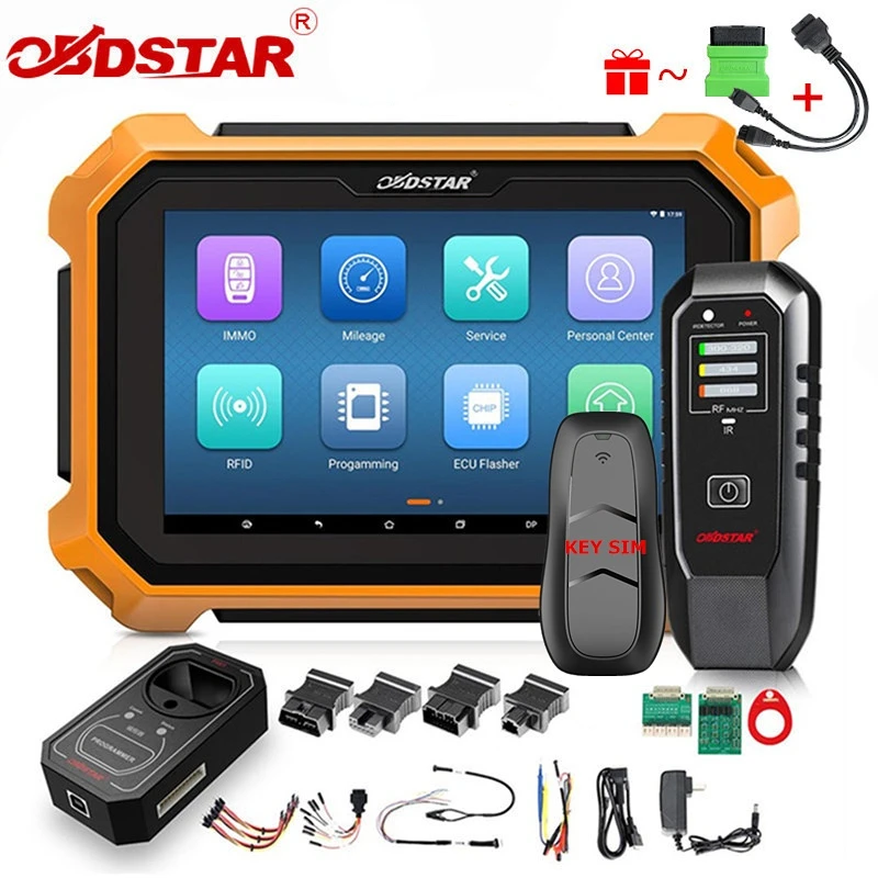 OBDSTAR X300 DP PLUS KEY MASTER PLUS Auto Key Programmer with KEY SIM 5 IN 1 Get Free for Renault Adapter and FCA 12+8 Adapter
OBDSTAR X300 DP PLUS KEY MASTER PLUS Auto Key Programmer with KEY SIM 5 IN 1 Get Free for Renault Adapter and FCA 12+8 Adapter