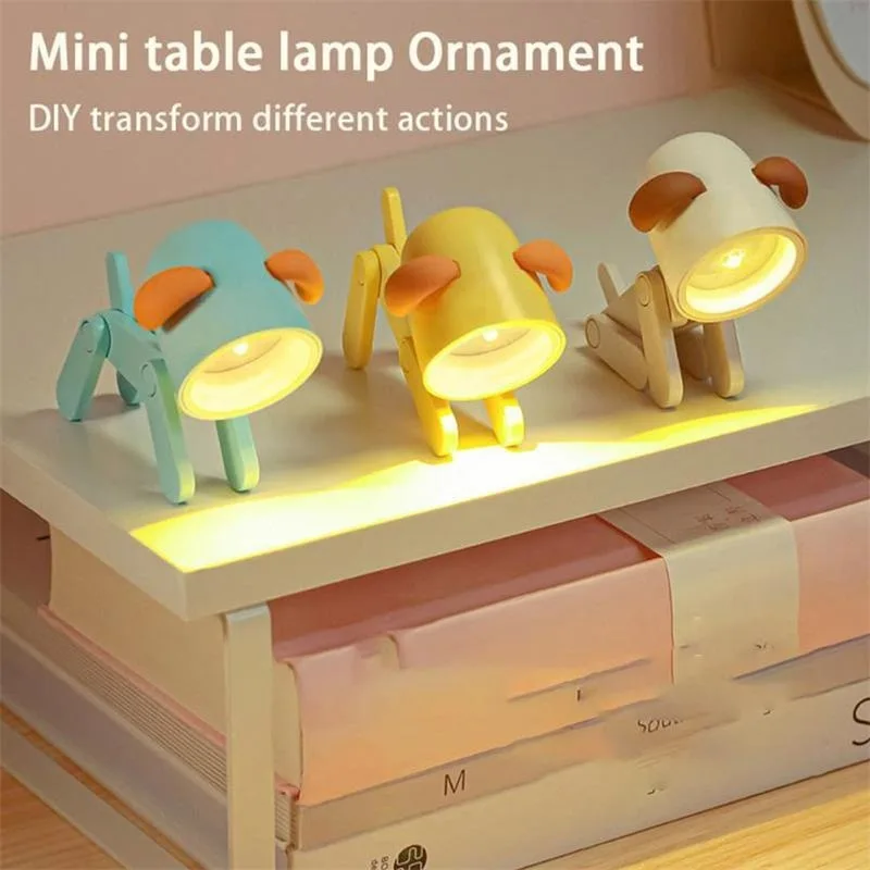 Mini Night Light Christmas Xmas Creative Gift Cute Dog Deer Foldable Desk Lamp Book Light Bedroom Bedside Decor Holiday Gift
Mini Night Light Christmas Xmas Creative Gift Cute Dog Deer Foldable Desk Lamp Book Light Bedroom Bedside Decor Holiday Gift
