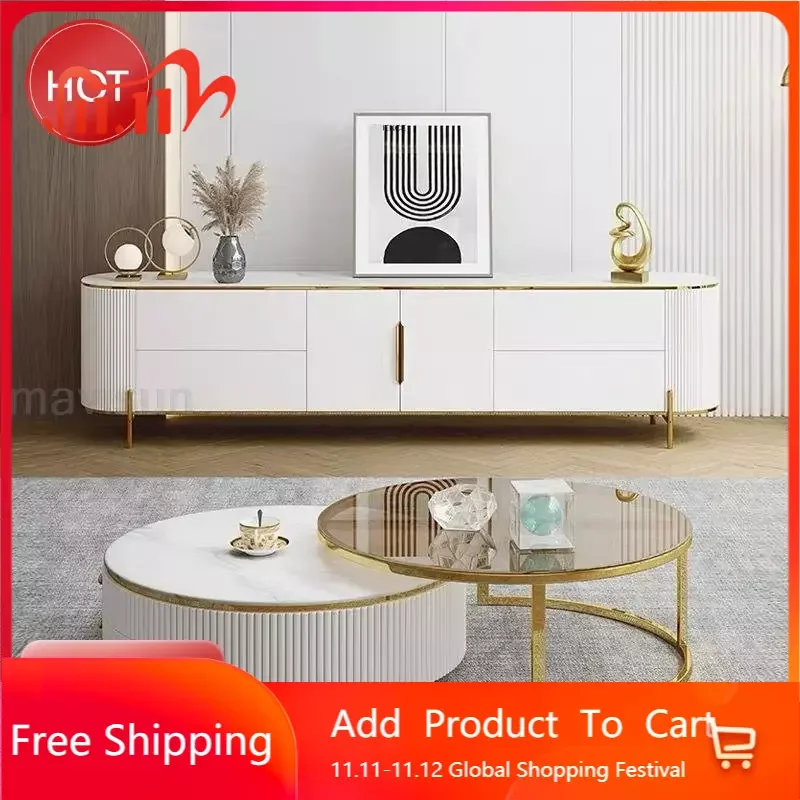 Customized White Finish With Glass Surface, 1.5m Dining Sideboard, 2.2m Tv Cabinet, Two Tea Tables Stainless Steel Coffee Table
Customized White Finish With Glass Surface, 1.5m Dining Sideboard, 2.2m Tv Cabinet, Two Tea Tables Stainless Steel Coffee Table
