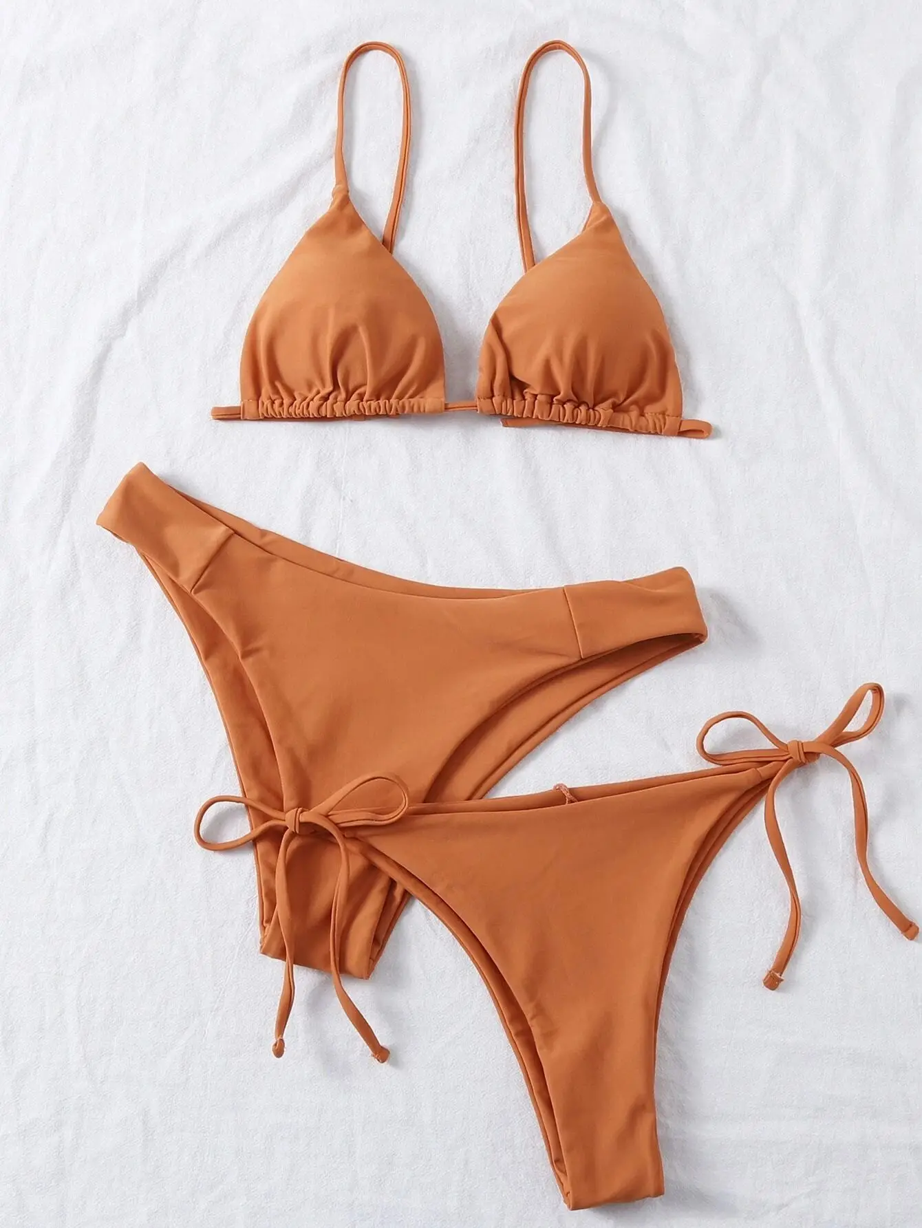 3 Piece Bathing Suit Solid Swimming Suit Women Low Waist Bikini Set Sexy Summer Swimwear Pleated Swimsuit Backless Beachwear
3 Piece Bathing Suit Solid Swimming Suit Women Low Waist Bikini Set Sexy Summer Swimwear Pleated Swimsuit Backless Beachwear
