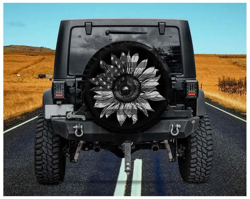 Real Pictureat The end, Sunflower, American flag, Gifts, American Flag Spare Tire Covers, Car Accessories For Women,
Real Pictureat The end, Sunflower, American flag, Gifts, American Flag Spare Tire Covers, Car Accessories For Women,