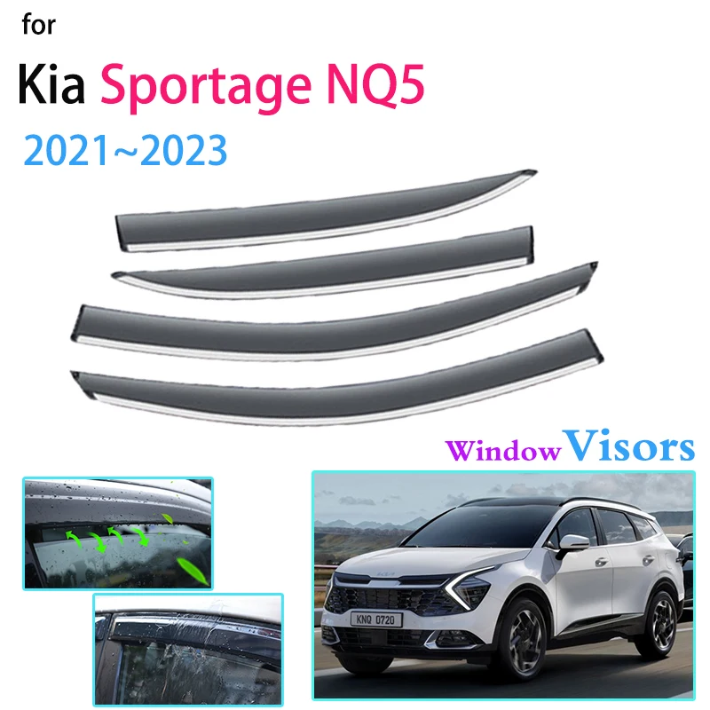 4x оконные козырьки для Kia Sportage NQ5 5 LWB 2021 2022 2023 дефлектор ветрового стекла защита автомобильные аксессуары тент защита от солнца и дождя отдел...
4x оконные козырьки для Kia Sportage NQ5 5 LWB 2021 2022 2023 дефлектор ветрового стекла защита автомобильные аксессуары тент защита от солнца и дождя отдел...