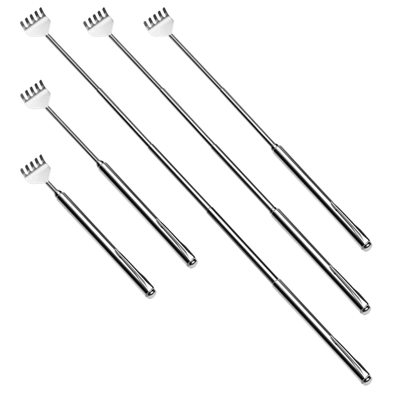 6 Tooth Back Scratcher,Portable Extendable Telescopic Metal Back Scratchers/Hand Massager With Pocket Clip For Thanksgiving,Birt
6 Tooth Back Scratcher,Portable Extendable Telescopic Metal Back Scratchers/Hand Massager With Pocket Clip For Thanksgiving,Birt