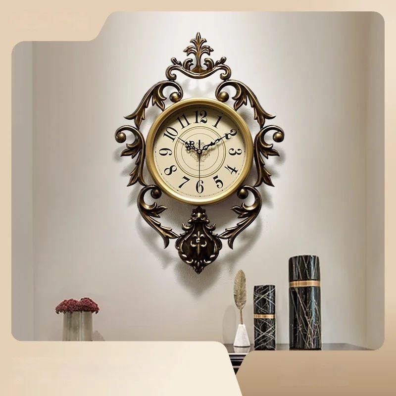 Retro French Wall Clock, American Style Creative Silent Clock, European classical Wall Clock, Atmosphere Wall Watch
Retro French Wall Clock, American Style Creative Silent Clock, European classical Wall Clock, Atmosphere Wall Watch
