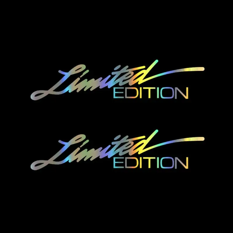 Creative Car Stickers English Sticker LIMITED EDITION Fashion Auto Body Glass Decoration Reflective Laser Decal 16*4cm
Creative Car Stickers English Sticker LIMITED EDITION Fashion Auto Body Glass Decoration Reflective Laser Decal 16*4cm