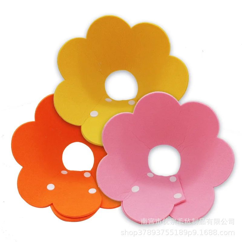 Dog Clothes Pet Supplies Circle Felt Cat Lick The Stigma Ring Sterilization with Sunflower Cat Collars Cat Accessories Dog
Dog Clothes Pet Supplies Circle Felt Cat Lick The Stigma Ring Sterilization with Sunflower Cat Collars Cat Accessories Dog