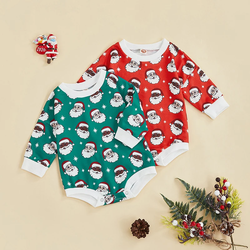 2022 New Born Items Baby Romper Santa Claus Print Long Sleeve Bodysuit for Girls Boys Christmas Clothing 0-24 Months
2022 New Born Items Baby Romper Santa Claus Print Long Sleeve Bodysuit for Girls Boys Christmas Clothing 0-24 Months