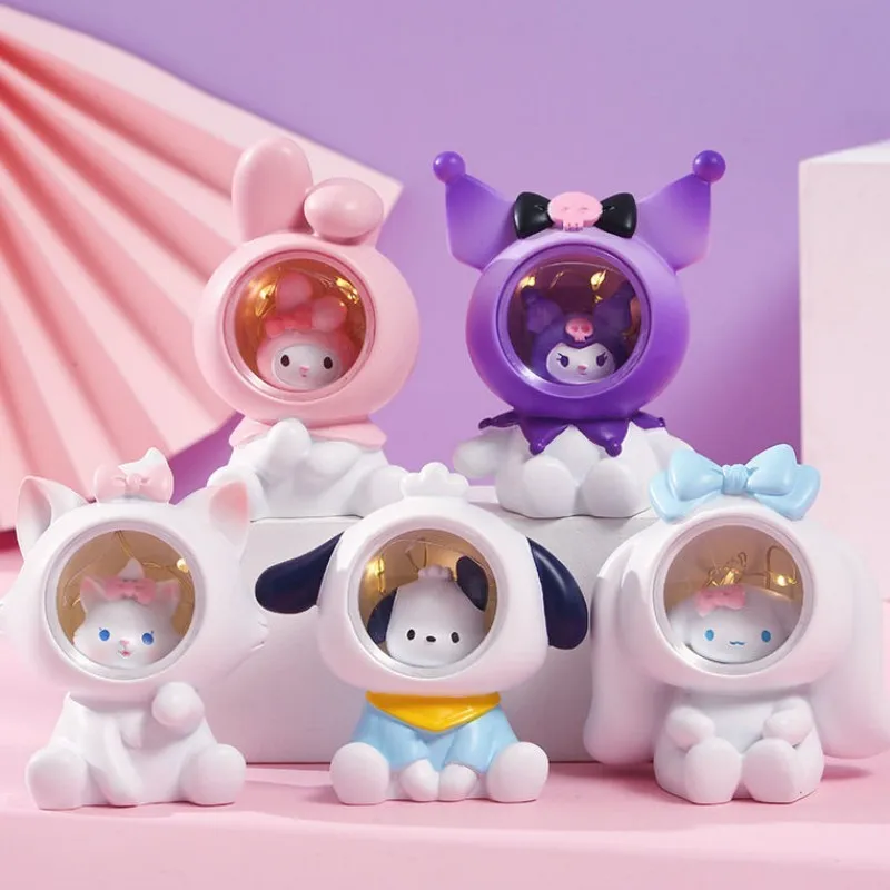 Kawaii Sanrios Cinnamoroll My Melody Pochacco Cartoon Anime Ornament Table Lamp Cute Desktop Mini Night Light Gift Women's Day
Kawaii Sanrios Cinnamoroll My Melody Pochacco Cartoon Anime Ornament Table Lamp Cute Desktop Mini Night Light Gift Women's Day