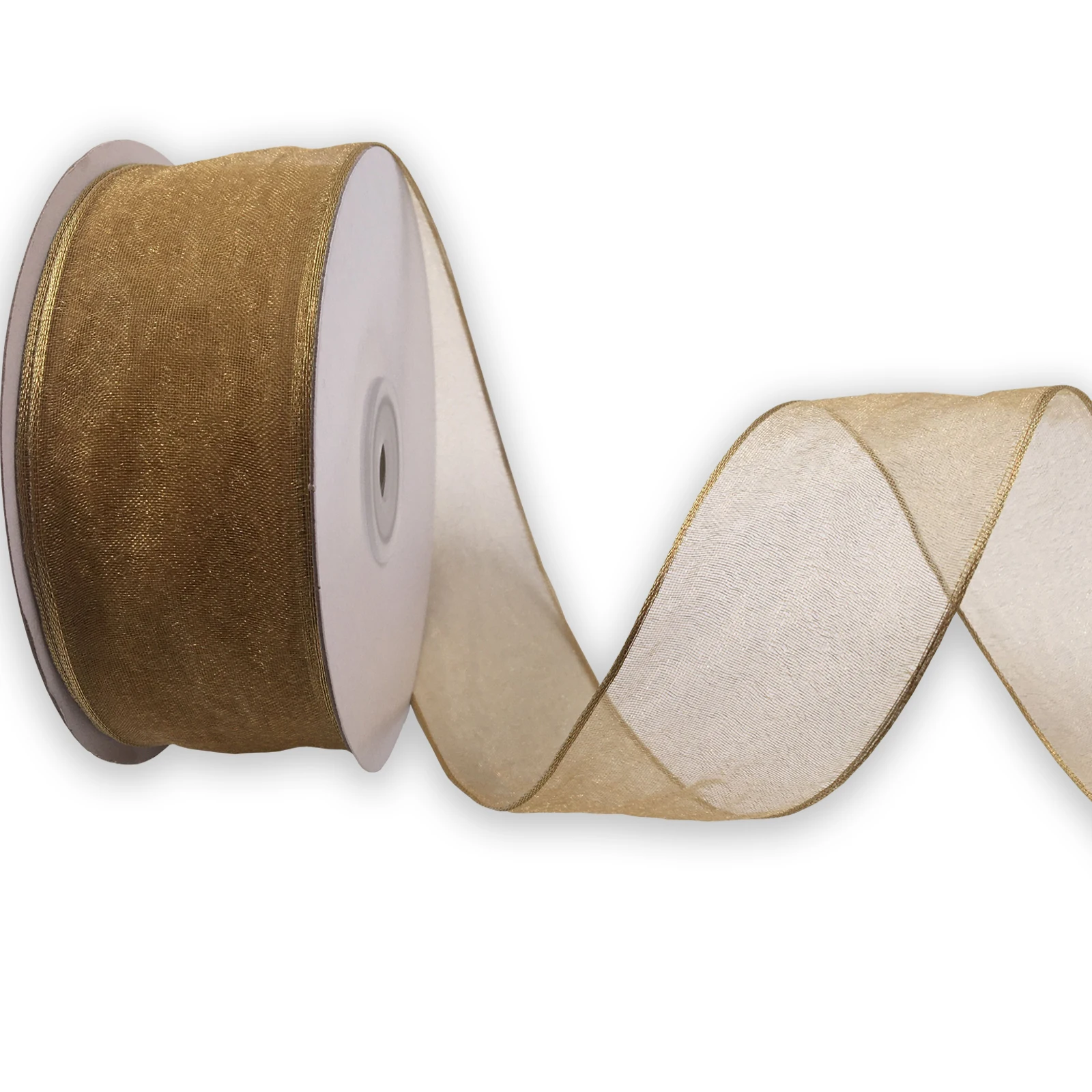 25Yards 38mm Wired Edge Old Gold Organza Ribbon for Birthday Christmas Packaging Wrapping Decoration DIY
25Yards 38mm Wired Edge Old Gold Organza Ribbon for Birthday Christmas Packaging Wrapping Decoration DIY