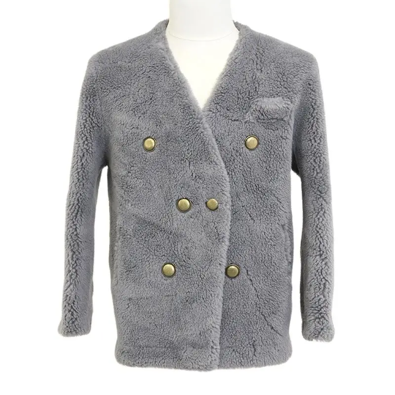 76cm Long Gray Short Coat Women's Simple Warm Coat Female Winter Jackets 2022 Woman Teddy Coats Elegant Women's Overcoat Luxury
76cm Long Gray Short Coat Women's Simple Warm Coat Female Winter Jackets 2022 Woman Teddy Coats Elegant Women's Overcoat Luxury